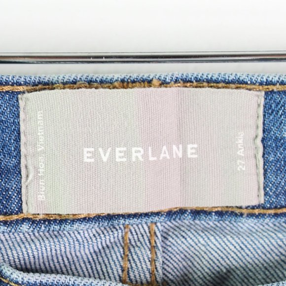 Everlane High Rise Light‎ Wash Ankle Jean 27 - Picture 3 of 5